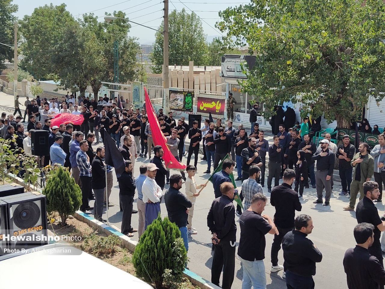 عزاداری جاماندگان اربعین حسینی در اشنویه