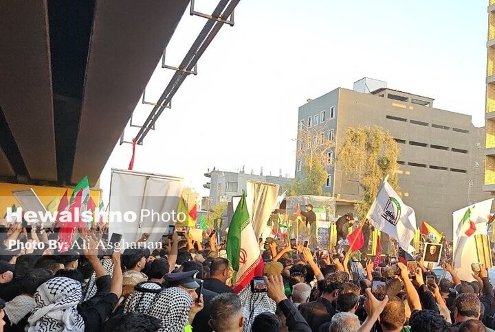 تشییع پیکر امام شهید در نجف اشرف