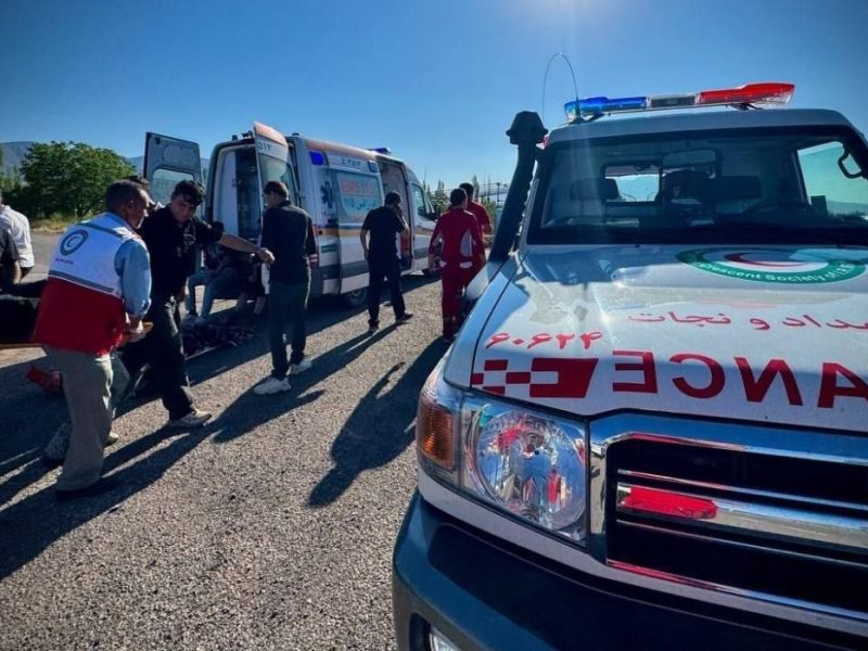 امدادگران آذربایجان‌غربی در خط مقدم حوادث